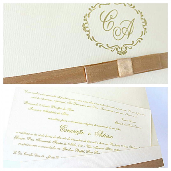 A primeira melhor impressão para seus convidados está na Gráfica Fácil! 100 Convites Personalizados + Layout do Brasão por R$399