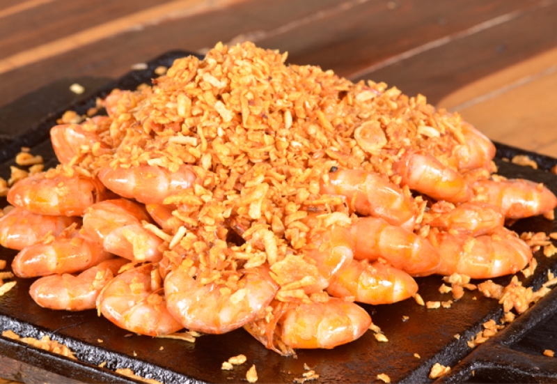 O prato mais consagrado da Budega do Poço Varjota! 300g de camarão ao alho e óleo R$24,90 por R$14,90