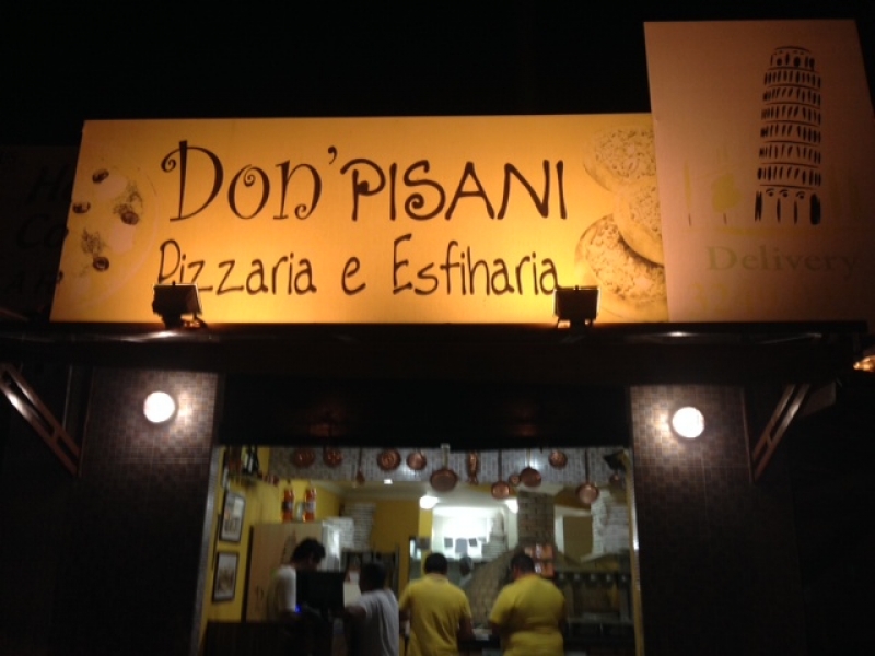 Don Pisani: sucesso consagrado de público e sabor! Qualquer Pizza gigante (12 fatias) por R$19,90. Válido para Delivery!