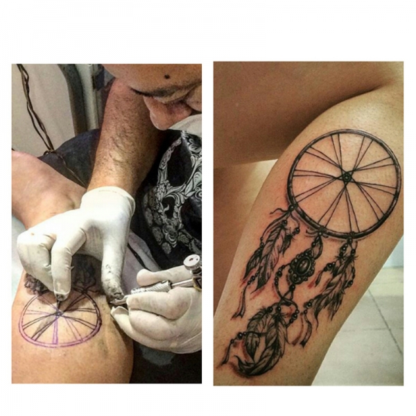 Faça sua tatuagem com os melhores profissionais! Crédito na Libert Tattoo Studio de R$150 por R$69,90