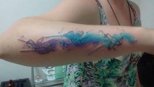 A hora certa para fazer a tatuagem que você queria! Crédito em tatuagem de R$220 por R$99 na Dermografia - Ateliê de Tatuagem