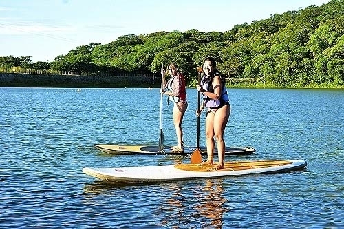 Aproveite os últimos dias de férias para curtir um dia inesquecível no Maior Parque de Aventura do Ceará! 1 Ingresso + 1 Circuito de Arvorismo + 1 Passeio de Caiaque OU Stand Up Paddle por R$29,50
