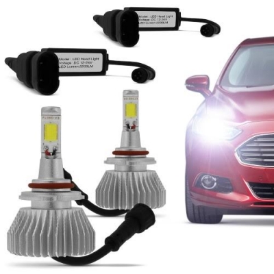 Seu carro com iluminação de ponta! Kit com 1 par de lâmpadas SUPER LED farol baixo, alto ou milha por R$199 na Yakamotho.