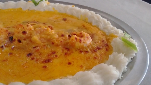 Badejo Grill está de volta no Barato Coletivo! Peixe ao Molho de Camarão OU Peixe a Delícia OU Filet à Parmegiana + Sobremesa para 2 pessoas por R$49,99