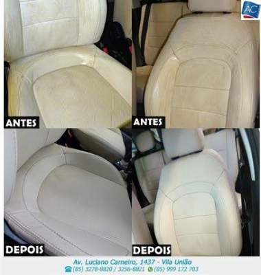Limpeza dos bancos do seu carro com a qualidade da A C Rodrigues Capotaria! Lavagem ou Hidratação de Bancos de Couro Automotivo por R$99,90 