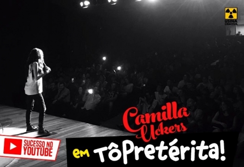 Você vai se divertir com Camilla Uckers! 1 Ingresso inteira para o espetáculo "Tô Pretérita" no Teatro do Humor Cearense por R$13,99