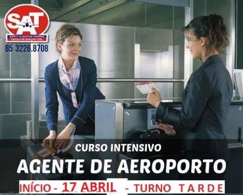 Curso de Agente de Aeroporto (40 dias) de R$389 por R$299